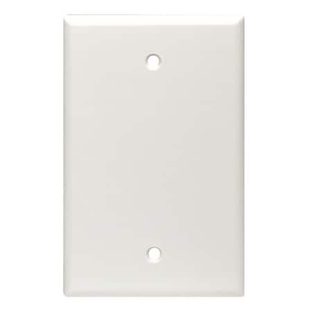 Leviton Faceplate, Number of Gangs: 1 Thermoset, White 80514-00W